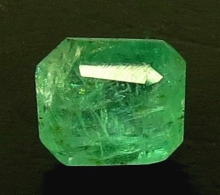 1.20/CT Natural Panna Stone with Govt. Lab Certificate (12210)