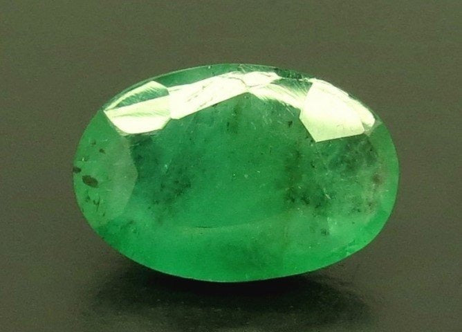 3.14/CT Natural Panna Stone with Govt. Lab Certificate (23310)