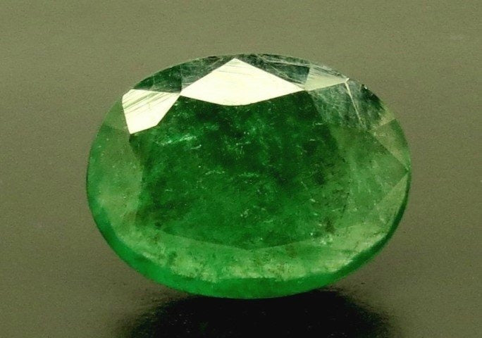 9.39/CT Natural Panna Stone with Govt. Lab Certificate (12210)