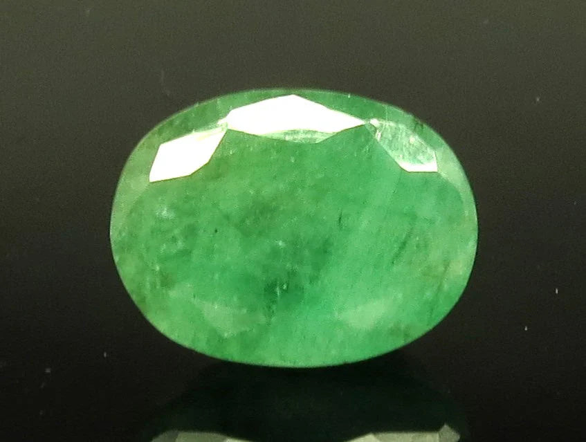 5.86/CT Natural Panna Stone with Govt. Lab Certificate-2331