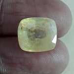 Load image into Gallery viewer, 9.97/CT Natural yellow sapphire with Govt Lab Certificate (16650)