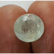5.72 Ratti Natural White sapphire with Govt Lab Certificate-(6771)