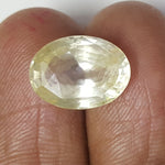 Load image into Gallery viewer, 6.73/CT Natural Yellow Sapphire With Govt Lab Certificate-56610