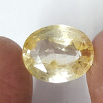 Load image into Gallery viewer, 6.77/CT Natural Yellow Sapphire With Govt Lab Certificate-56610