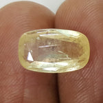 Load image into Gallery viewer, 4.71/CT Natural Yellow Sapphire with Govt Lab Certificate-YELSA9U
