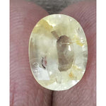 Load image into Gallery viewer, 5.05/CT Natural yellow sapphire with Govt Lab Certificate-YELSA9V
