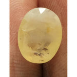 Load image into Gallery viewer, 6.33 Ratti yellow sapphire with Govt Lab Certificate-(6100)
