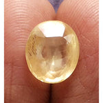 Load image into Gallery viewer, 4.11/CT Natural Yellow Sapphire with Govt Lab Certificate-56610