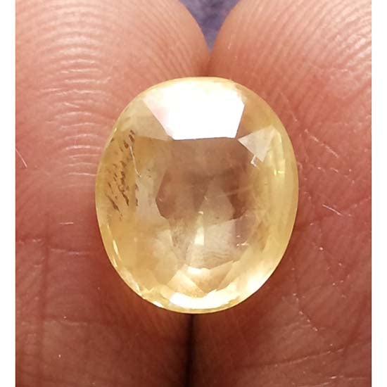 4.11/CT Natural Yellow Sapphire with Govt Lab Certificate-56610
