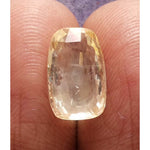 Load image into Gallery viewer, 4.78/CT Natural yellow sapphire with Govt Lab Certificate-(YELSA9W)