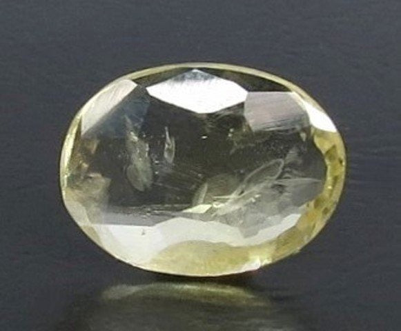 3.17/CT Natural Ceylonese Pukhraj with Govt Lab Certificate-23310