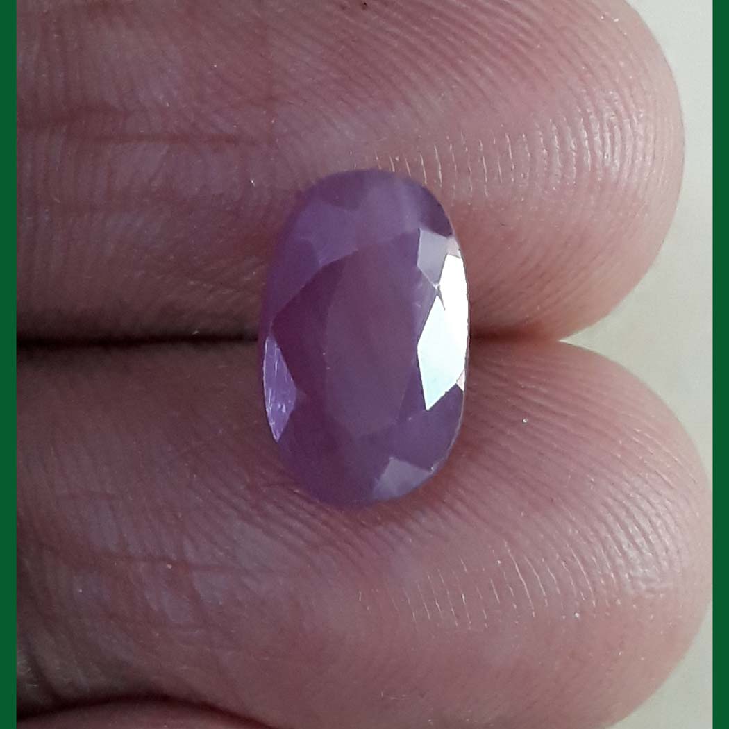 3.78 Ratti Natural New Burma ruby with Govt. Lab Certificate-(2100)