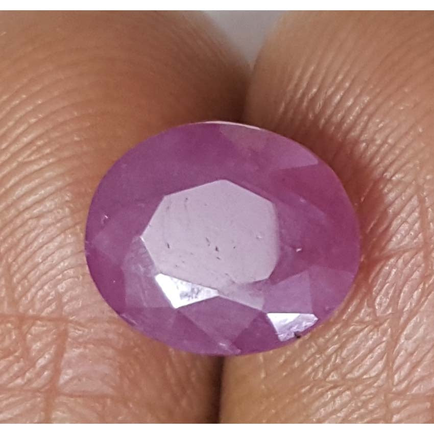 5.13 Ratti Natural New Burma Ruby with Govt Lab Certificate-(4551)