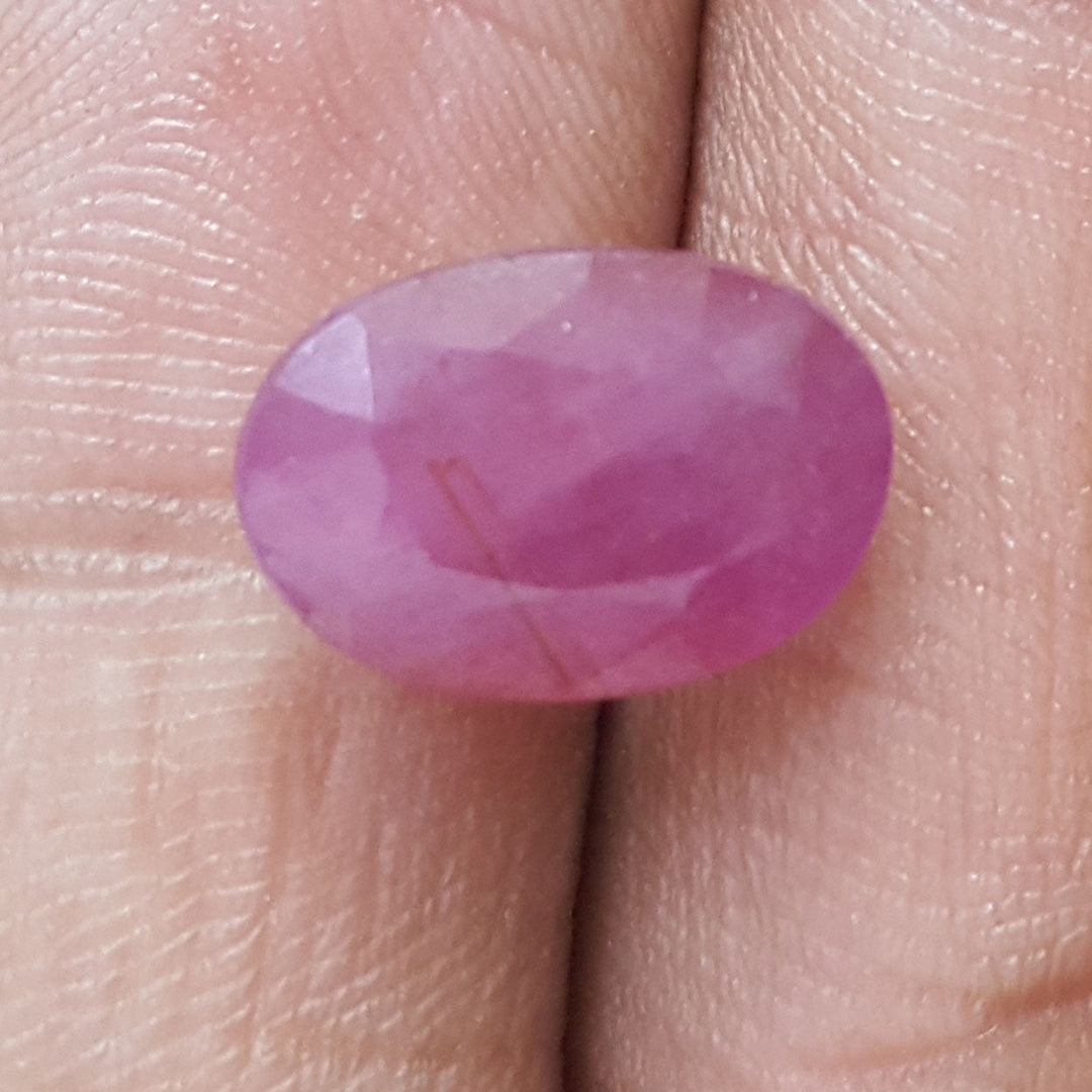 7.73 Ratti Natural Mozambique Ruby with Govt Lab Certificate-(16650)