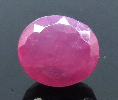 4.77/CT Natural Mozambique Ruby with Govt. Lab Certificate-(23310)