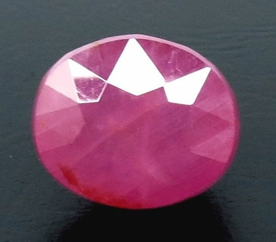 7.49/CT Natural Mozambique Ruby with Govt. Lab Certificate (RUBY9T)