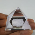 Load image into Gallery viewer, Natural Sphatik Pyramid With Govt. Lab Certificate.