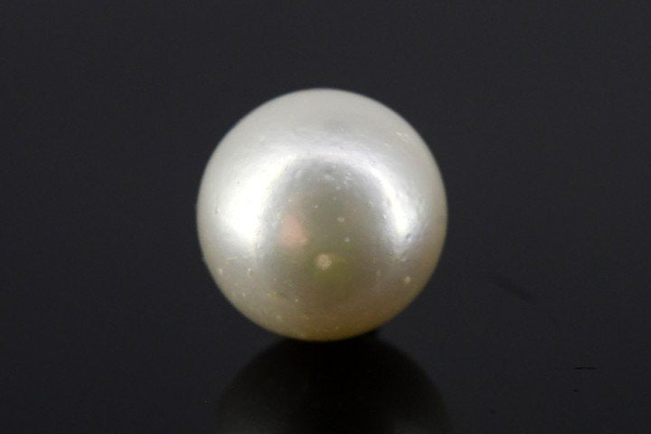 7.94/CT Round South Sea Pearl With Govt. Lab Report