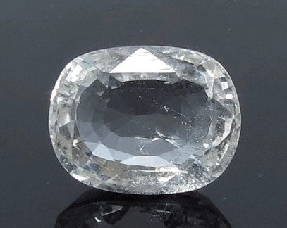 6.03 Ratti Natural White Topaz with Govt Lab Certificate (1665)