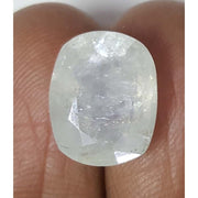 9.04/CT Natural White Sapphire with Govt Lab Certificate(6771)