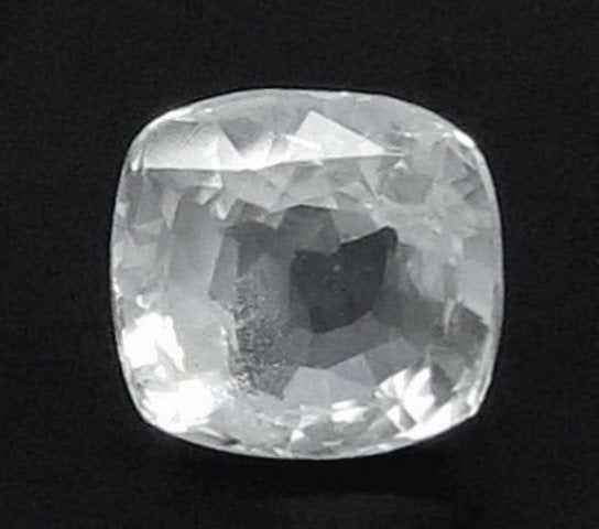 4.97/CT Natural White Sapphire with Govt Lab Certificate