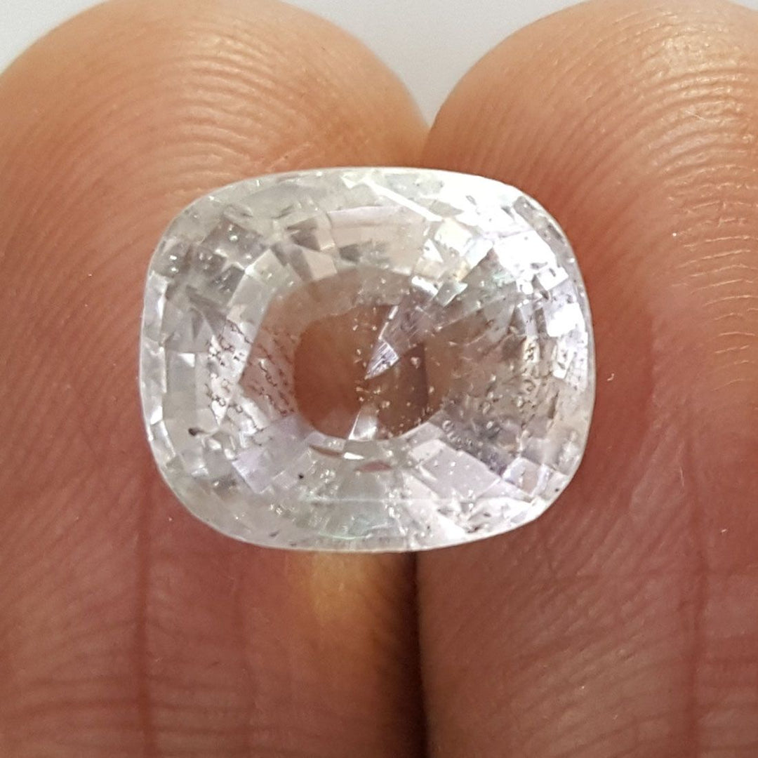 9.49 Ratti Natural White Topaz with Govt Lab Certificate - (1665)