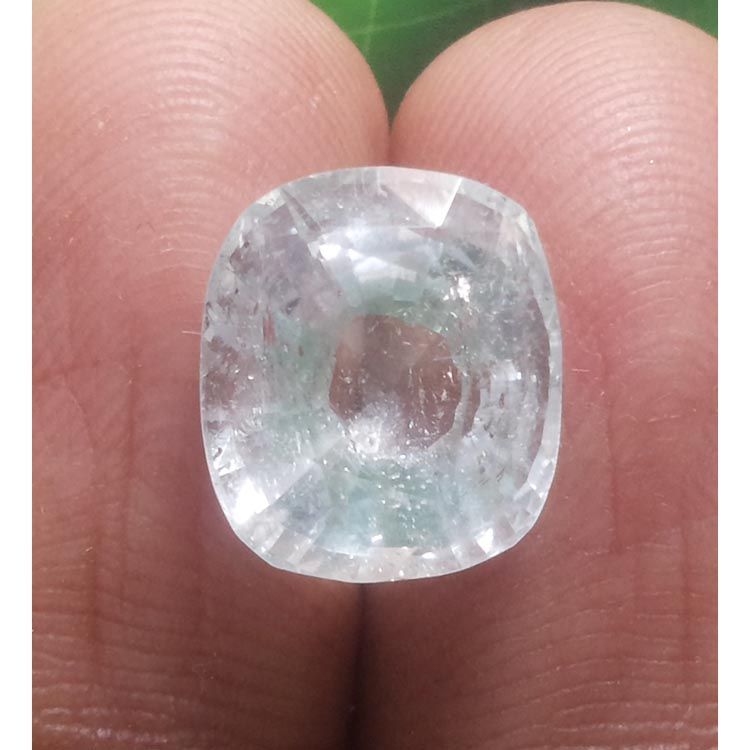 8.56 Ratti Natural White topez with Govt. Lab Certificate-1665