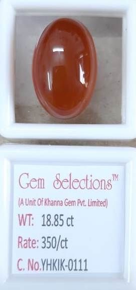 Buy 18.85/CT Yemini Hakik Natural Gemstone Online