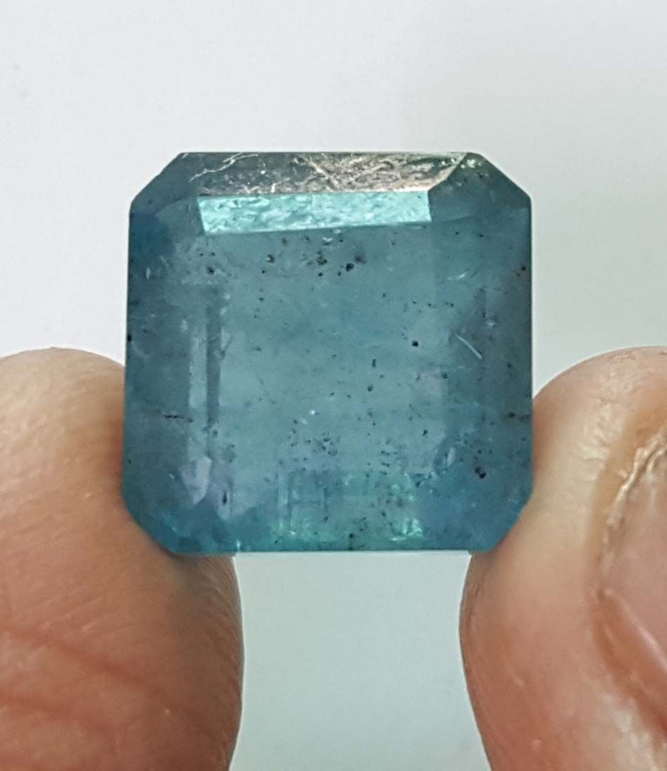 9.94/CT Natural Panna Stone With Govt. Lab Certificate (8991)