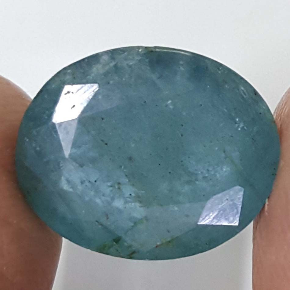 9.80 Ratti Natural ZAMBIAN Panna Stone With Govt. Lab Certificate (3441)